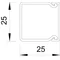 Canal WDK 25X25 N/B, WDK25025RW