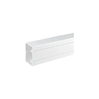 Canale a 1 cella Cabloplus PVC 90x55mm, bianco puro
