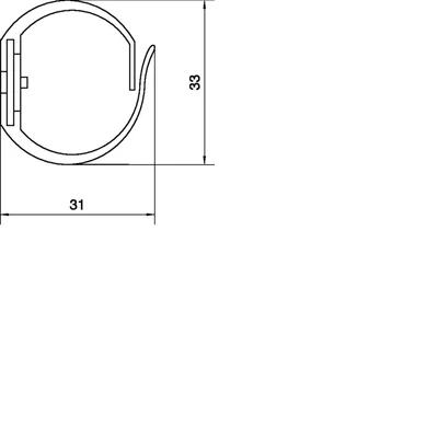 Canale a pettine VK-flex 30, 500 mm, grigio