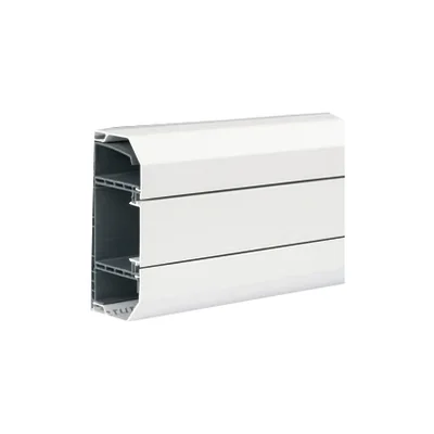 Canale in PVC Cablomax Simon Connect TSC-TK02103-9, 130x55 mm, lunghezza 2 m, prezzo al m; bianco puro