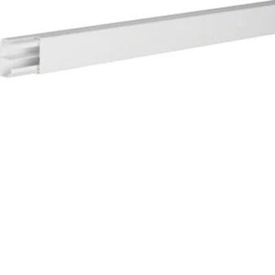 Canale per installazione elettrica in PVC 20x35mm, 2 camere, bianco