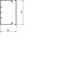 Canale per installazione elettrica in PVC 60x110mm bianco