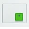 Cancellation button with frame K.1 glossy white