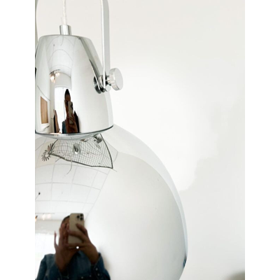 CANDE Hanging lamp E27 IP20 chrome