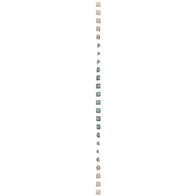 Candlestick switch (module) 10A 250V beige screw terminals