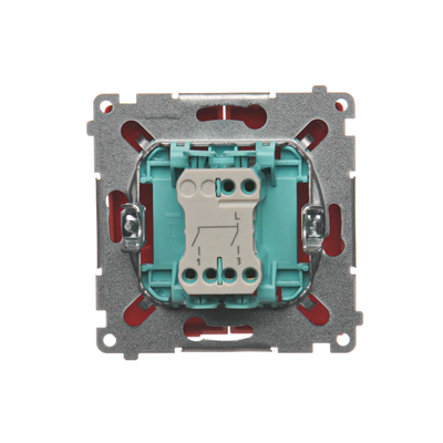Candlestick switch (module) 10A 250V red screw terminals