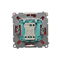 Candlestick switch (module) 10A 250V red screw terminals