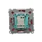 Candlestick switch (module) 10A 250V red screw terminals