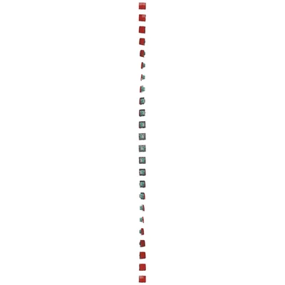Candlestick switch (module) 10A 250V red screw terminals