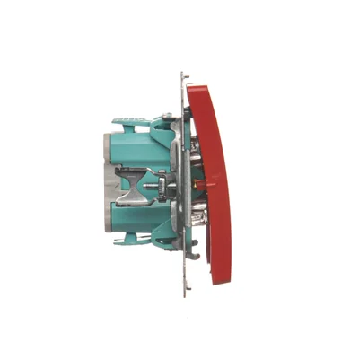 Candlestick switch (module) 10A 250V red screw terminals