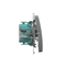 Candlestick switch (module) 10A 250V screw terminals satin (metallic)