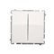 Candlestick switch (module) 10A 250V screw terminals white