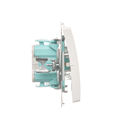 Candlestick switch (module) 10A 250V screw terminals white