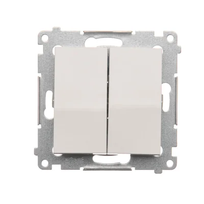 Candlestick switch (module) 16A 250V screw terminals white