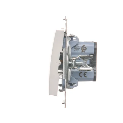 Candlestick switch (module) 16A 250V screw terminals white