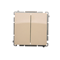 Candlestick switch (module) 230V, beige