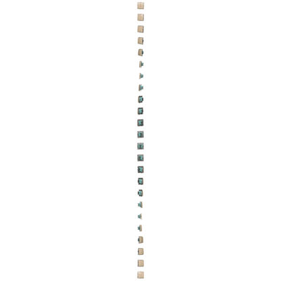 Candlestick switch (module) 230V, beige