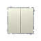 Candlestick switch (module) 230V, beige