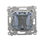 Candlestick switch (module) 230V, matt bronze metallic