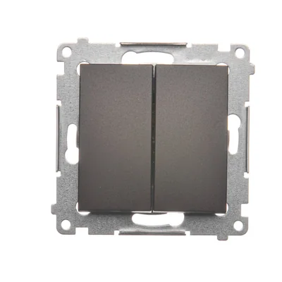 Candlestick switch (module) 230V, matt bronze metallic