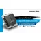 Candlestick switch with LED backlight and for the 230V version (module), metallic anthracite