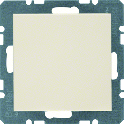 Cap with a central element, cream, gloss, B. Square