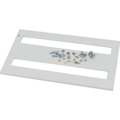 Capot avant avec découpe pour appareils modulaires, H=200, L=800