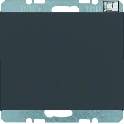 Capteur CO2 KNX SYSTEM K.1 avec mesure d'humidité et régulateur de température anthracite mat