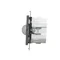 Capteur de mouvement Simon 55 WMDR-001R10-116 avec relais 16 A, 230 V~ (module). Modes : AUTON, MARCHE, ARRÊT, SIMULATION. Couvercles PCR/... inclus ; finition graphite mat