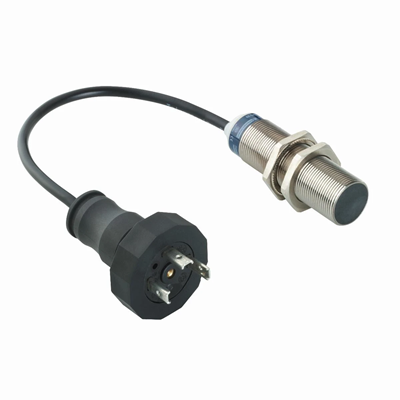 Capteur inductif M18 1NO 12-48V DC, connecteur DIN 43650A