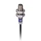 Capteur inductif M8 avec sortie NPN 1NC 12-48V DC, câble 5m