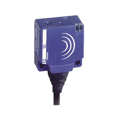 Capteur inductif plat 1NO 24V DC câble 2m