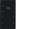 Capteur triple TS KNX avec régulateur de température noir
