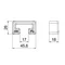 Capuchon de protection MS4121 SK pour rail MS 21