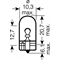 Car bulb ORIGINAL LINE 12V 2827-02B