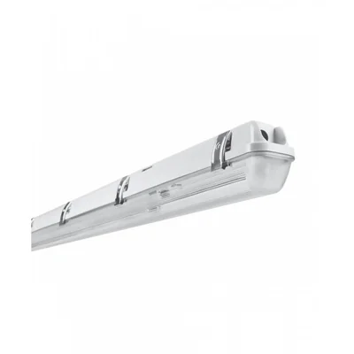 CARCASA ANTIHUMEDAD Luminaria industrial con una lámpara LED T8 230V IP65 1265mm gris