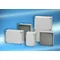 Carcasa CAB PCQ 604027 G de 600x400x270 mm, cubierta gris.