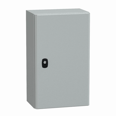 Carcasa colgante Spacial S3D, puerta lisa con placa de montaje 500x 300x 200mm