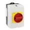 Carcasa GAZ1 para GA016A-GA040A y GA040D, perilla amarilla/roja