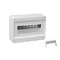 Carcasa modular de superficie S-12, sin cristal, con conector N+PE, blanca, IP30