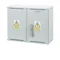 Carcasa termoestable STN 53x42 420x530x250mm + escuadras, pintadas