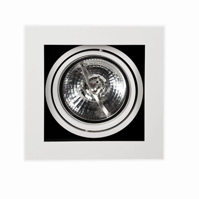 Cardo I Bianco White recessed ceiling lamp