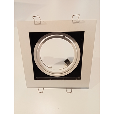 Cardo I Bianco White recessed ceiling lamp