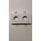 Care Double recessed lamp white