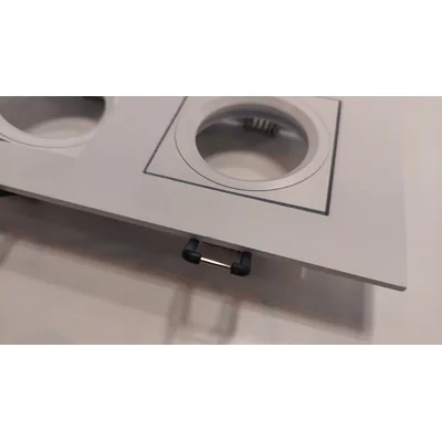 Care Double recessed lamp white