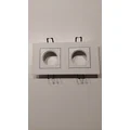 Care Lampa wpuszczana podwójna biała