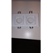 Care Lampe à encastrer double blanc