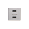Caricatore USB K45 2x USB 2.0 - A 5V DC 2.1A alluminio