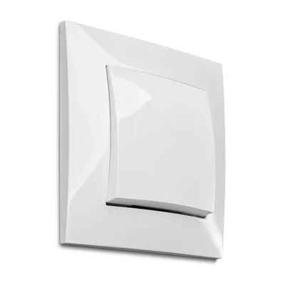 CARLA 1-pole flush-mounted switch without frame IP 20 - white