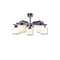 CARLA Chrome ceiling lamp